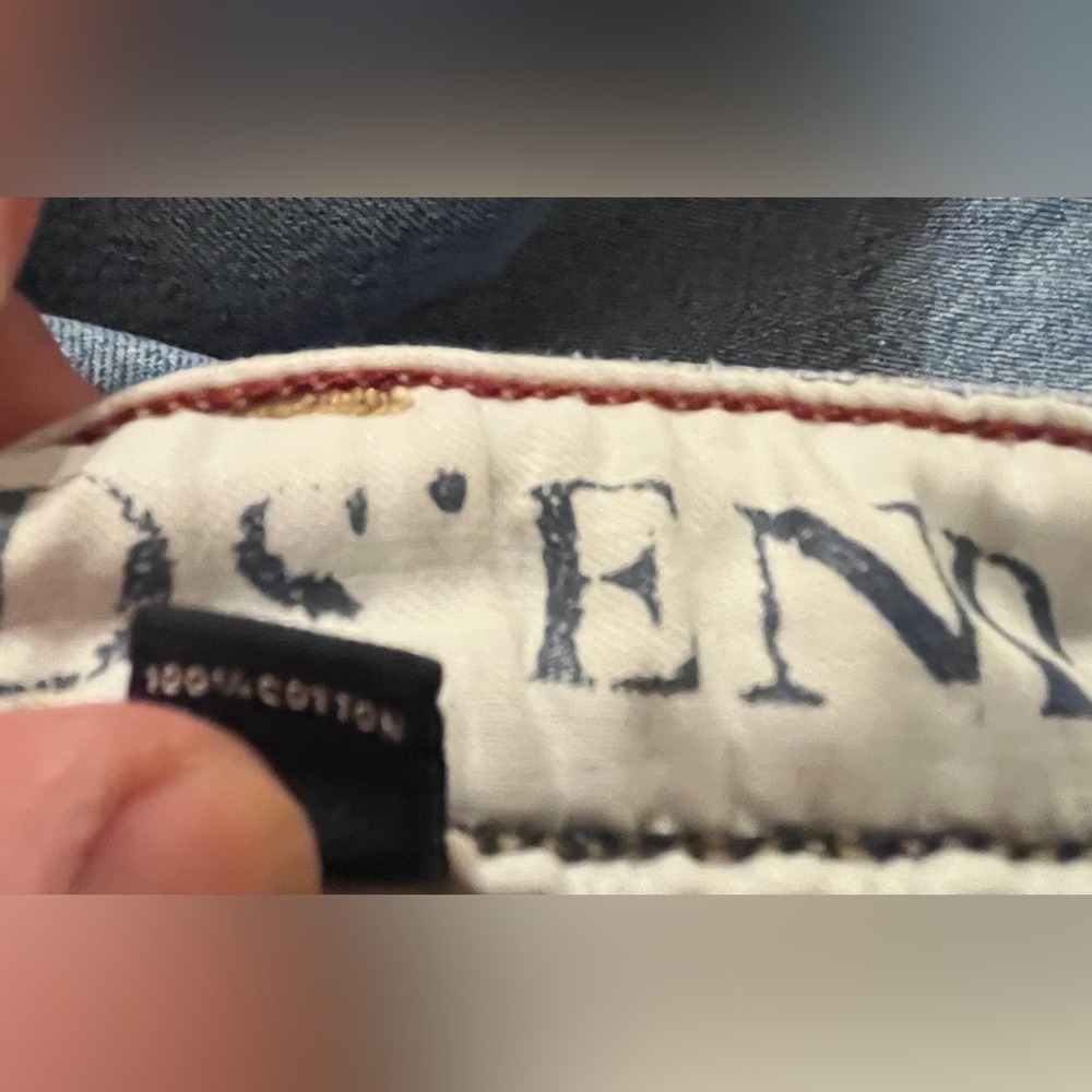 Vintage Y2K Lands End Mom Blue Jeans Size 16 Light Wash - Picture 4 of 6